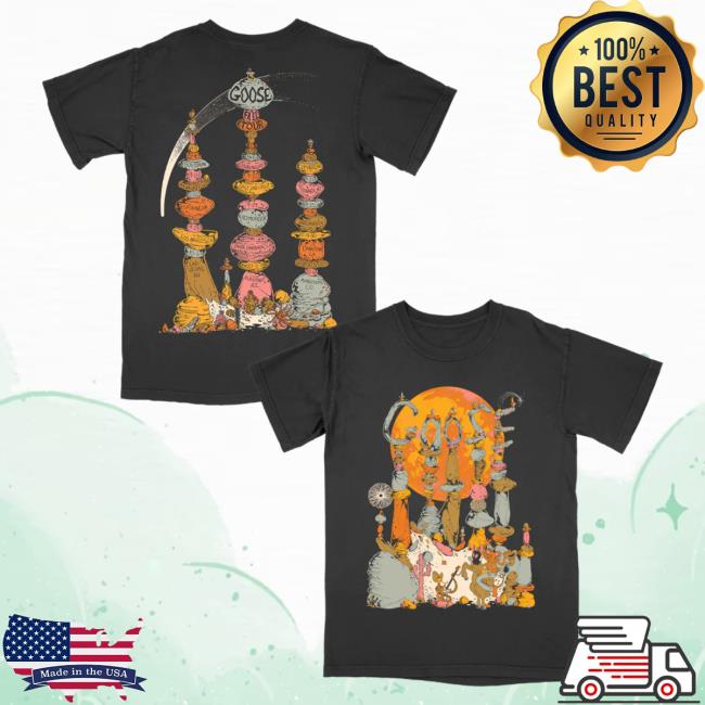 Official Goose The Band Merch Goosetheband Rock Formation Tour Tee