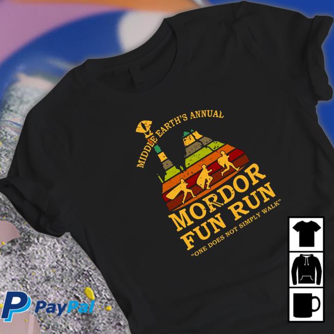 Official Middle Eartth’s Annual Mordor Fun Run Shirt