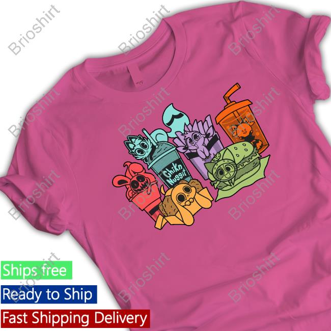 Official Buzzfeed Shop Chikn Nuggit Fast Food Friends Shirt