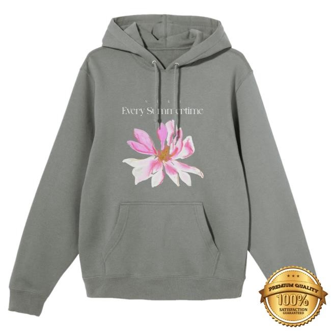 Niki Every Summertime Grey Pullover Hoodie Official Niki Merchandise