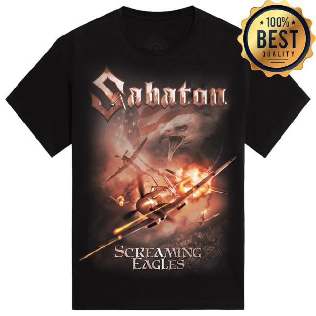 Official Sabaton Store Screaming Eagles Tee Shirt