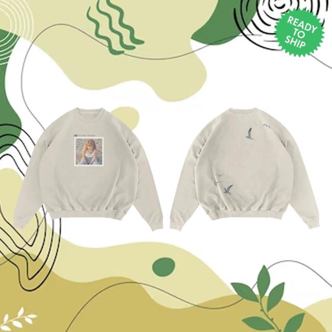 Official Taylor Swift Cardigan Apparel Clothing Merch Store Shop TaylorSwift 1989 (Taylor's Version) Beige Crewneck Sweatshirt