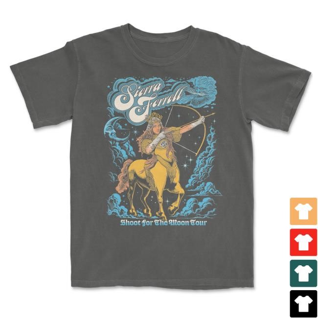 Official Sierra Ferrell Merch Shoot for the Moon Tour New Shirt '25