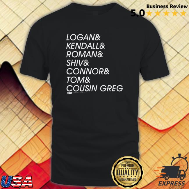 Official Hbo Shop Succession Names Adult T Shirt