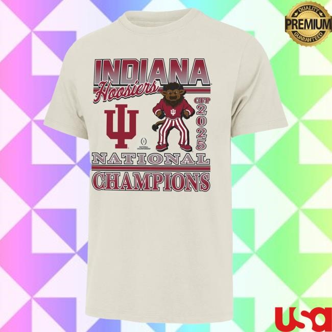 NCAA College NCAA Indiana Hoosiers 47 Brand 2025 National Champs T-Shirt