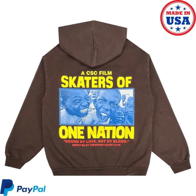 Official Crenshaw Skate Club S.O.O.N Popover Hoodie Brown CrenshawSkateClub