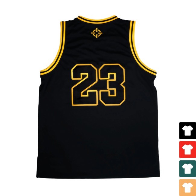 Proper Street Basketball Jersey Black/Yellow Proper Shop