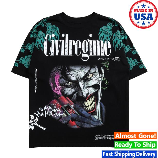 Official Civil Regime The Last Laugh 199X Oversized Shirts In Black