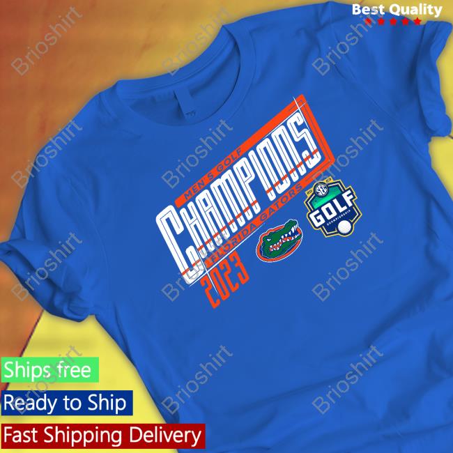 NCAA Shop Florida Gators 2023 Sec Men's Golf Champions Shirts