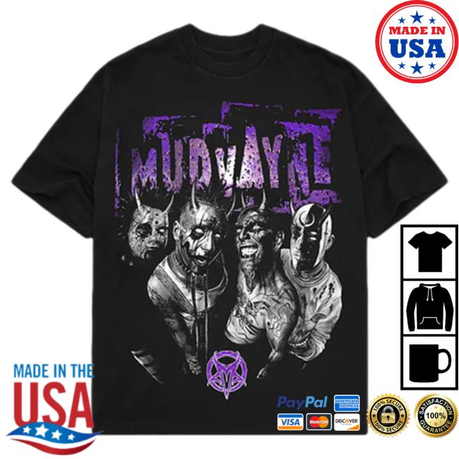 Official Mudvayne Merch Mutatis Purple Mudvayne Tee