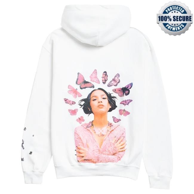 Official Olivia Rodrigo Merch SOUR tour Hoodie in white