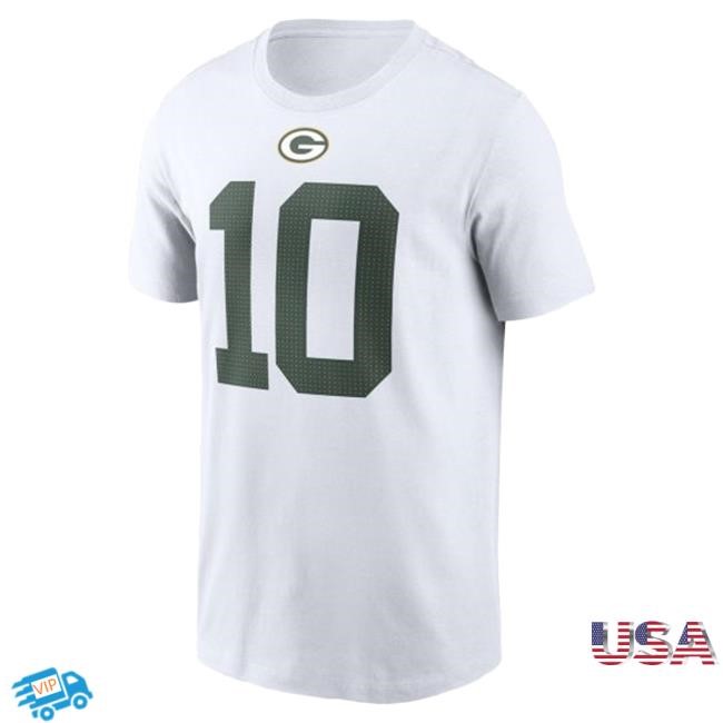 Official Green Bay Clothing Packers Nike #10 Jordan Love Home T Shirt GreenBay