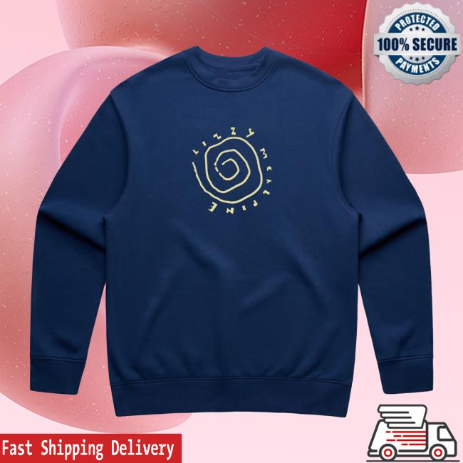 Lizzy McAlpine Merch Store Navy Vortex Vitage Sweatshirts | Official Lizzy McAlpine