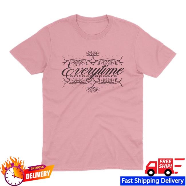 Official Britney Spears Merch Store Everytime Tee