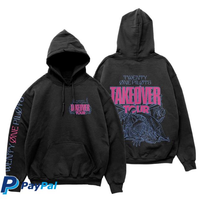 Official 21 Pilots Apparel Clothing Store Merch Twenty One Pilots Takeover Tour Crewneck Sweatshirt TwentyOnePilots 21Pilots Shop