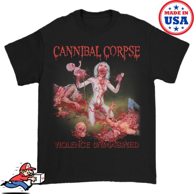 Official Kings Road Merch Store Cannibal Corpse Violence Unimagined Uncensored Attractive Shirt (Black) Kings Road Shop CannibalCorpse