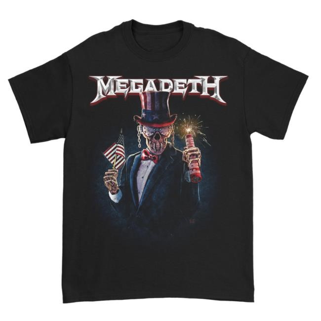 Patriotic Vic New Shirt Official Megadeth Merch Store