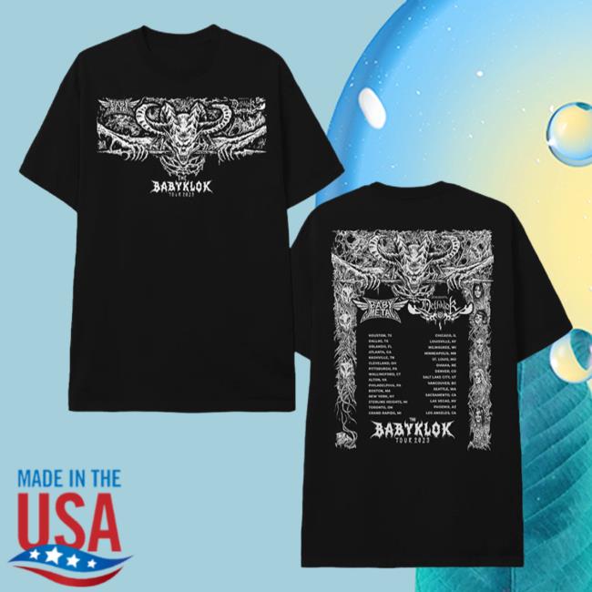 Official Baby Metal Merch Store BabyMetal "Babyklok" Hot Shirt Baby Metal Apparel Clothing Shop