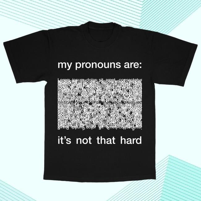 Official Dorian Electra Merch Store Pronouns New Shirt