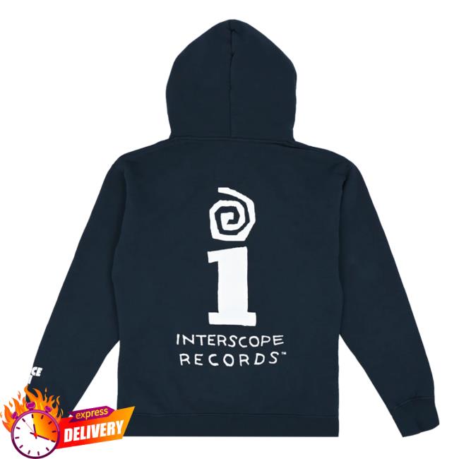 Official Interscope Records Label Hood Navy And White