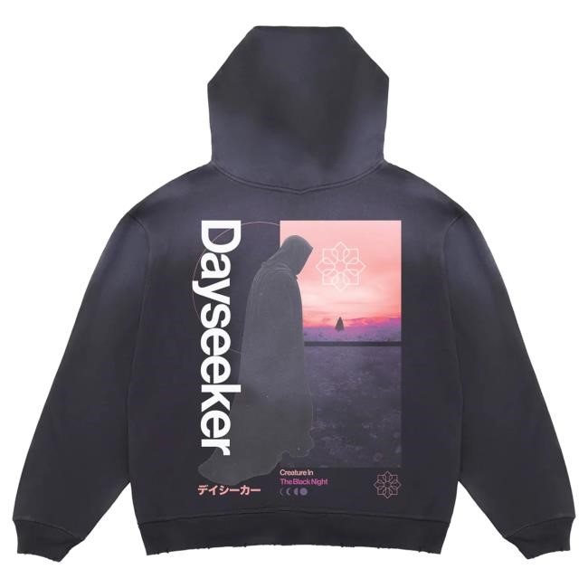 Official Dayseeker Merch Store Dayseeker CITBN Distressed Potassium Zip-Up Hooded Sweatshirt