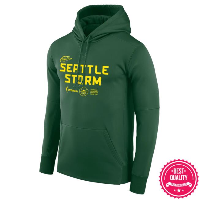 Official Seattle Storm Merch Store Seattle Storm Bigtime Therma Crewneck Green