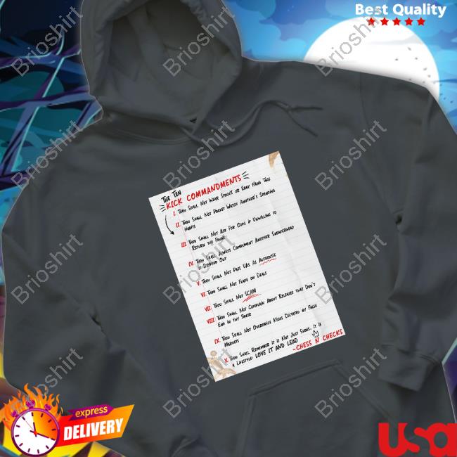 Official The Ten Kick Commandments Shirts