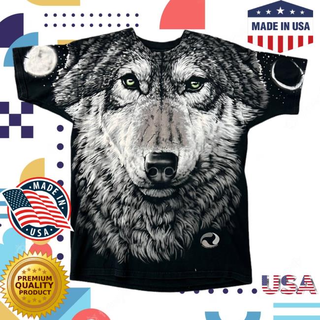 Official Thentwrk Vintage 1995 Wolf AOP Crewneck 3D All Over Print