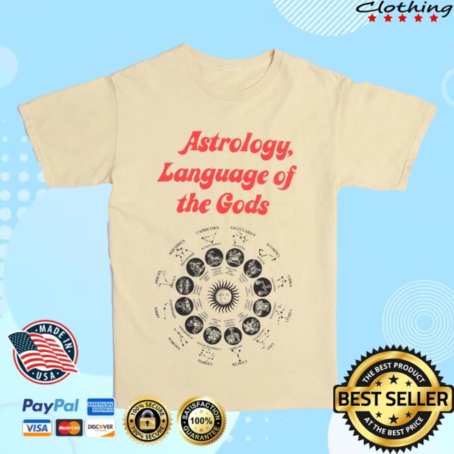 Official Altru Apparel Clothing Astrology Language Of Gods T Shirt