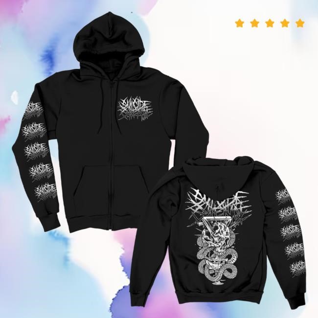 Skull Chalice Zip Hoodie Suicide Silence Store