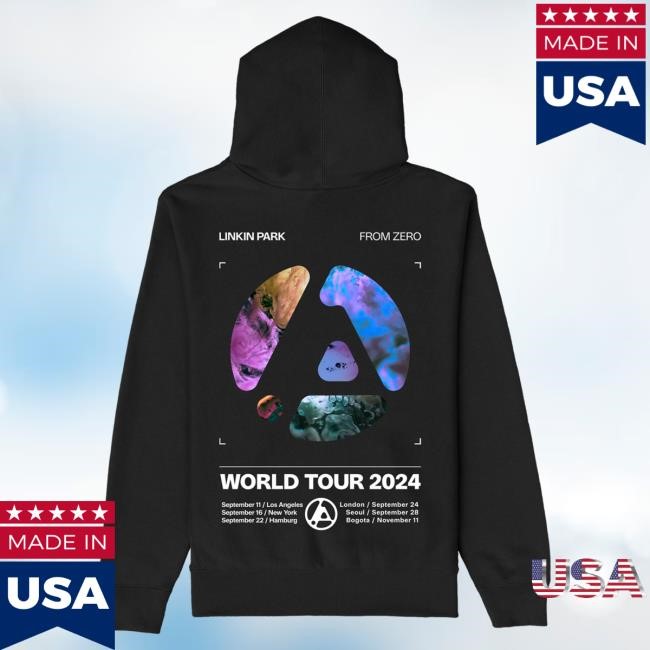 Official Linkin Park Merch Store Linkin Park From Zero World Tour Popover Hoodie Linkin Park Apparel Clothing Shop LinkinPark