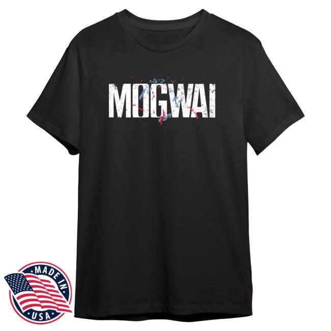 Official Mogwai Merch Mogwai The Bad Fire | Black Logo Shirts