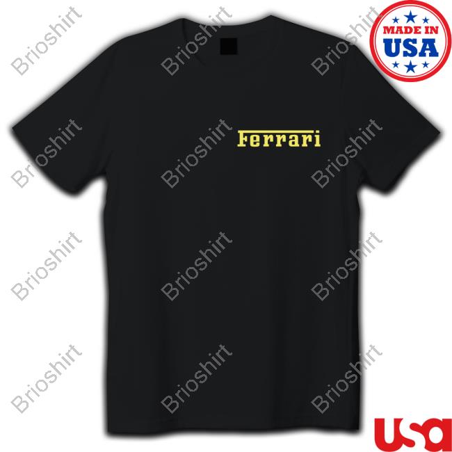 Official Ferrari Merch Store Essential Crewneck Sweatshirt With Ferrari Silicone Logo