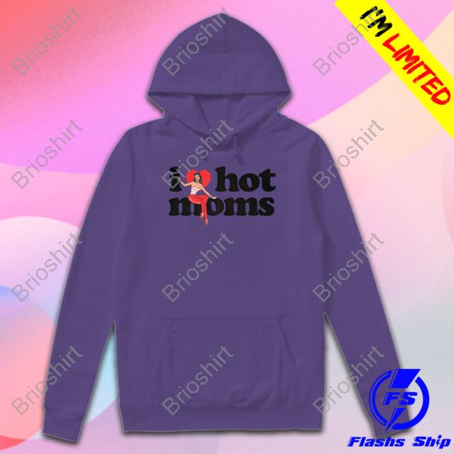 Danny Duncan Merch I Heart Hot Moms Swing White Tee Shirt