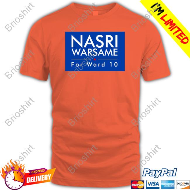Official DFL Nasri Warsame For Ward 10 Shirt