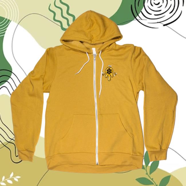 Official Slinger Apparel Store Shop Honey Girl Zip Up Crew Gold Pyroscopic