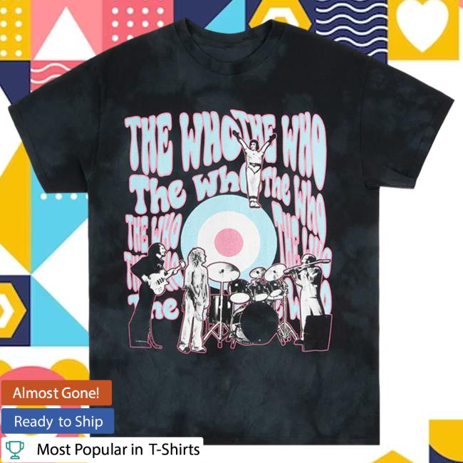 Official The Who Band Merch Store The Who Repeat Tee