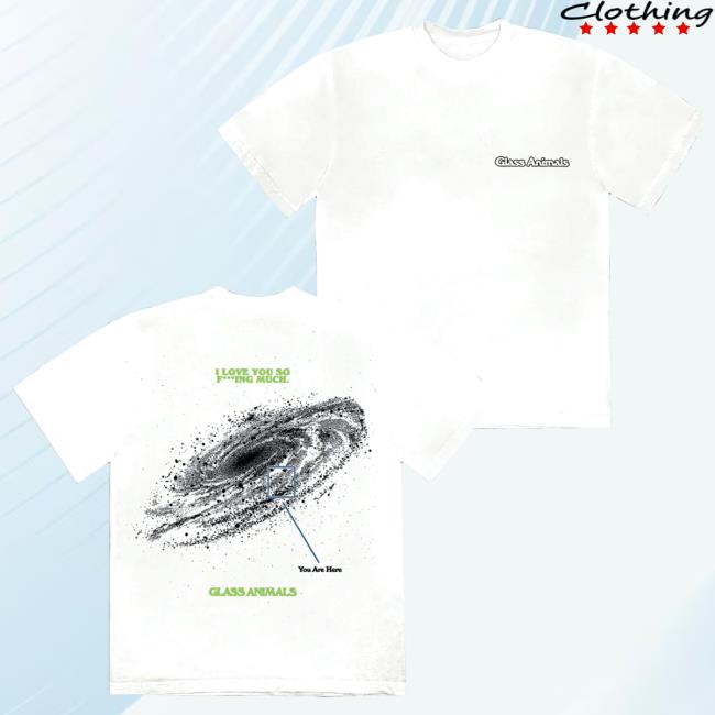 Glass Animals Shop Merch You Are Here Shirt New White