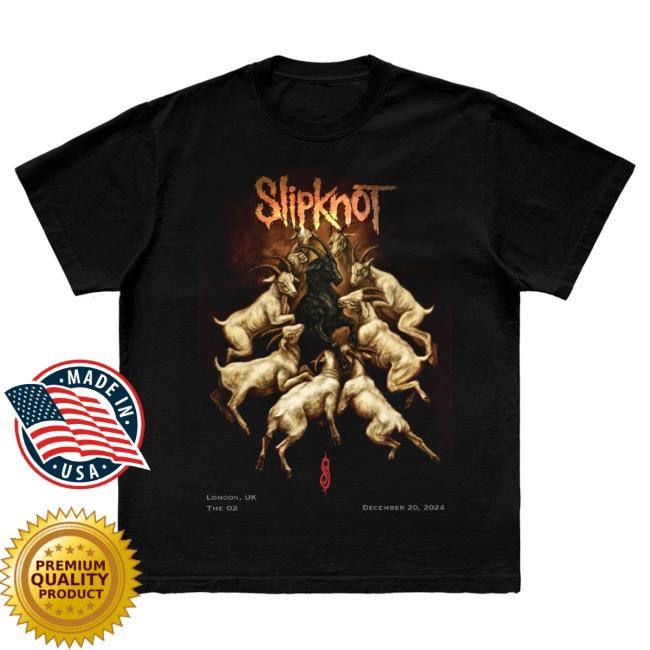 Official Slipknot Merch Store Shop Slipknot 2024 Tour London Shirt 2025 Night 1 Slipknotmerch