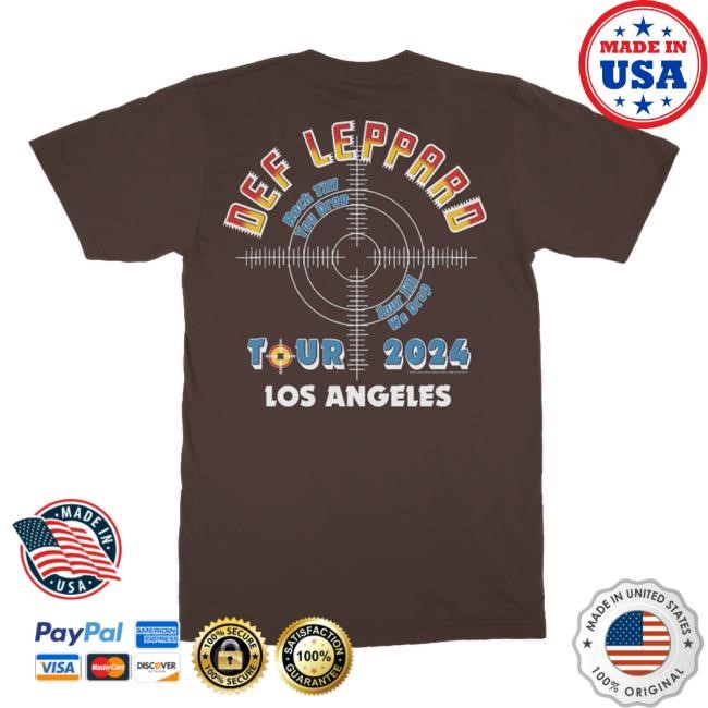 Los Angeles, CA 2024 Tour New Tee - Def Leppard Official Store