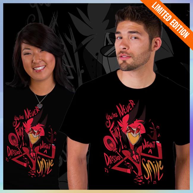 Hazbin Hotel Merch - Official Store Vivziepop Smile Retro Shirt