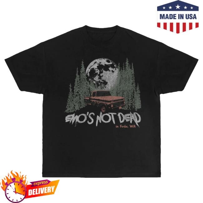 Official Emo's Not Dead Apparel Clothing Hoopty Truck Shirt New Emos Not Dead Merch