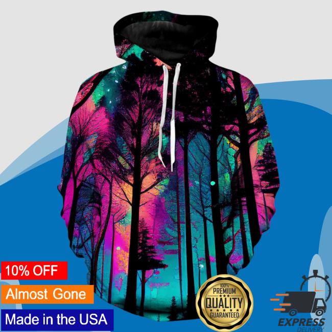 Official Iedm Clothing Psilo Woods Unisex Pullover Hoodie 3D All Over Print