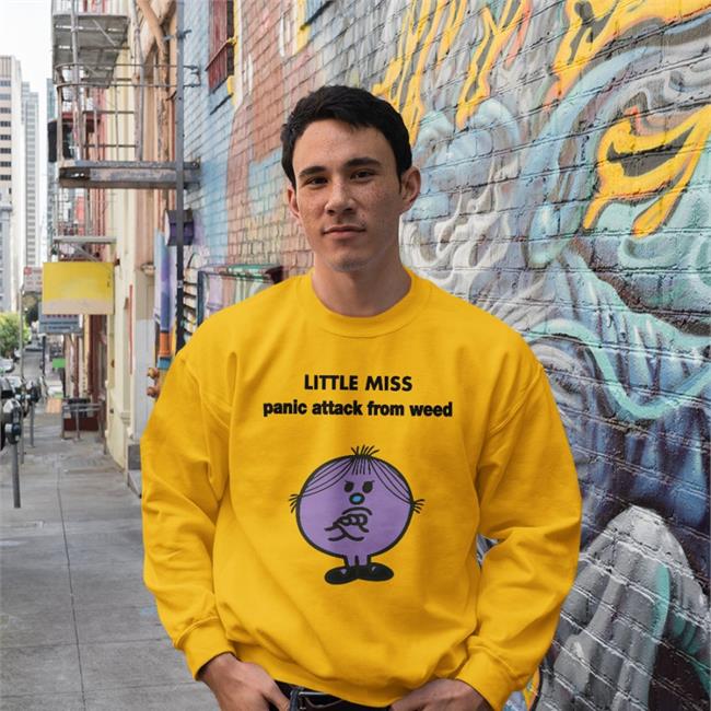 Empty Rico Little Miss Panic Attack From Weed Hoodie Dumbricardo