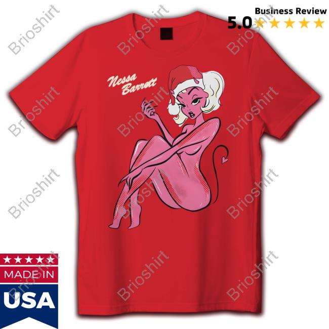 Official Nessa Barrett Bad Santa Crewneck Sweatshirt
