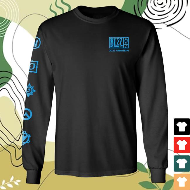 Blizzard Gear Store BlizzCon 2023 Anaheim Commemorative Art Long Sleeve T-Shirt