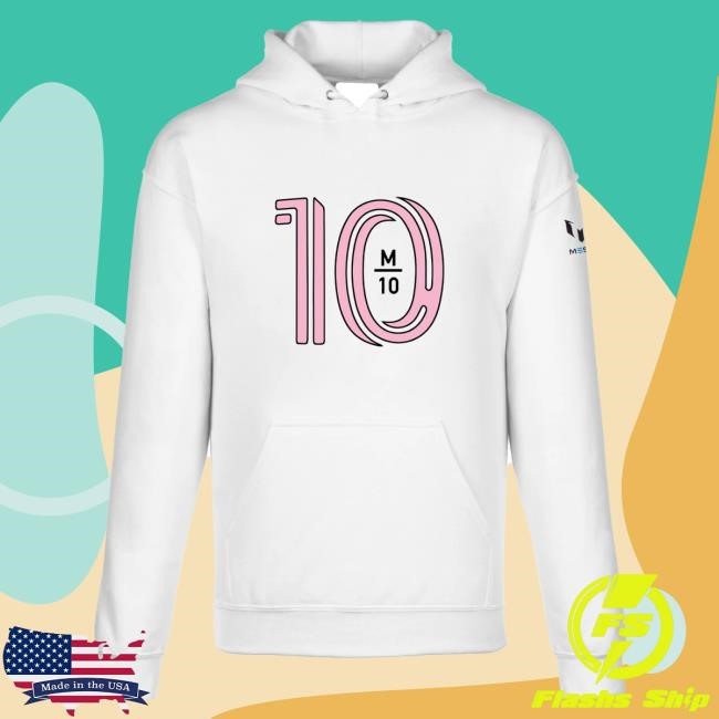 Official Messi Merch Store Lionel Messi Miami Heatwave M/10 10 Sweatshirts Messi Clothing Shop