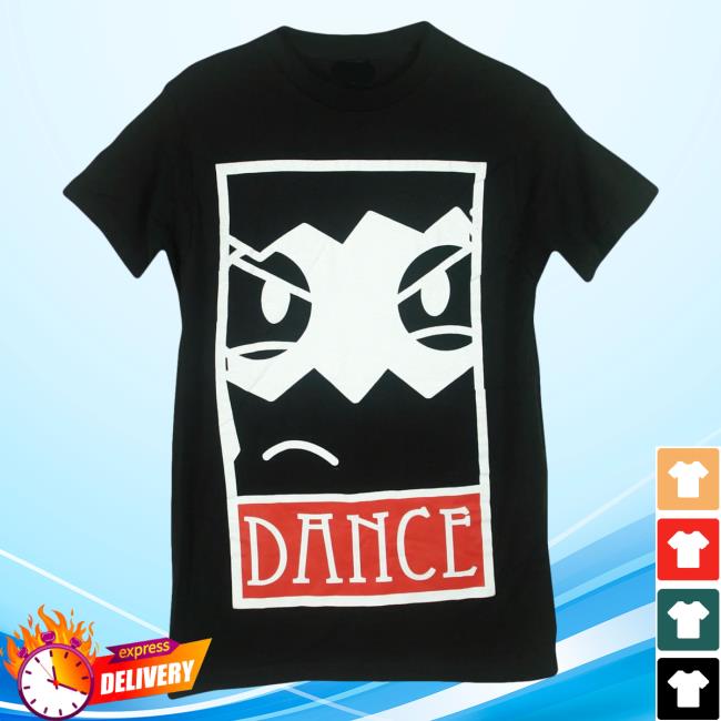 Official Dance Gavin Dance Band Merch Robo Face Black Tshirt DanceGavinDance