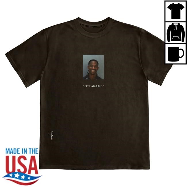Travis Scott "It's Miami" Tee Shirt