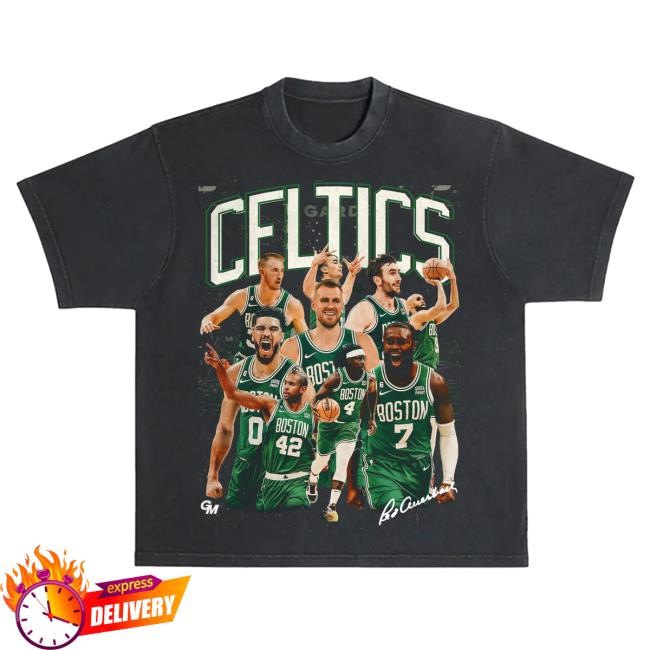 Boston Celtics 23-24 Roster Tee Gio Made It